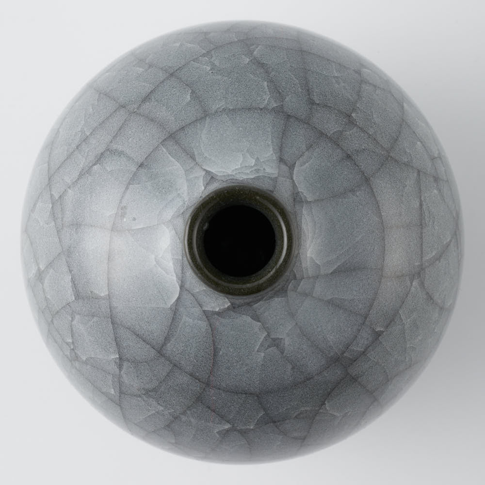 工房橙 作家 鈴木隆 白瓷一輪挿し 工房橙 作家 鈴木隆 陶磁器作家もの