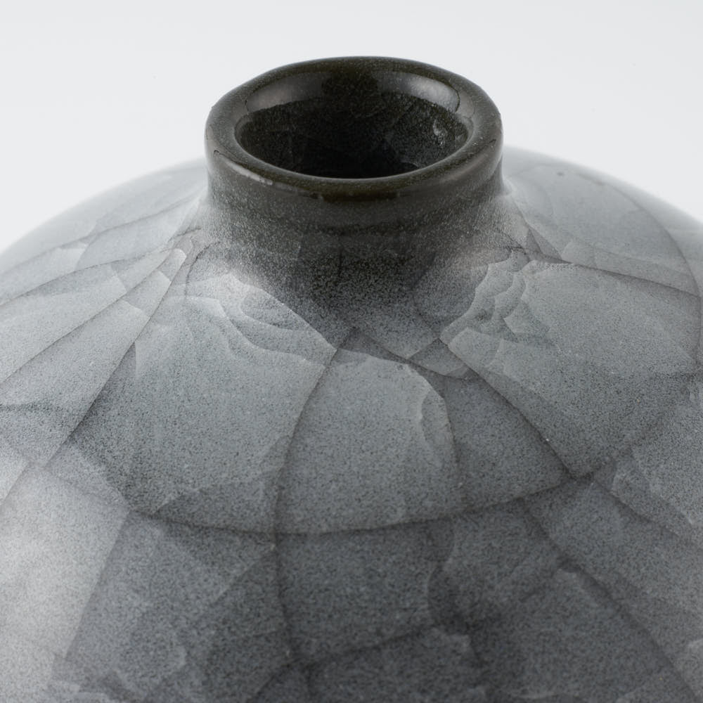 工房橙 作家 鈴木隆 白瓷一輪挿し 工房橙 作家 鈴木隆 陶磁器作家もの