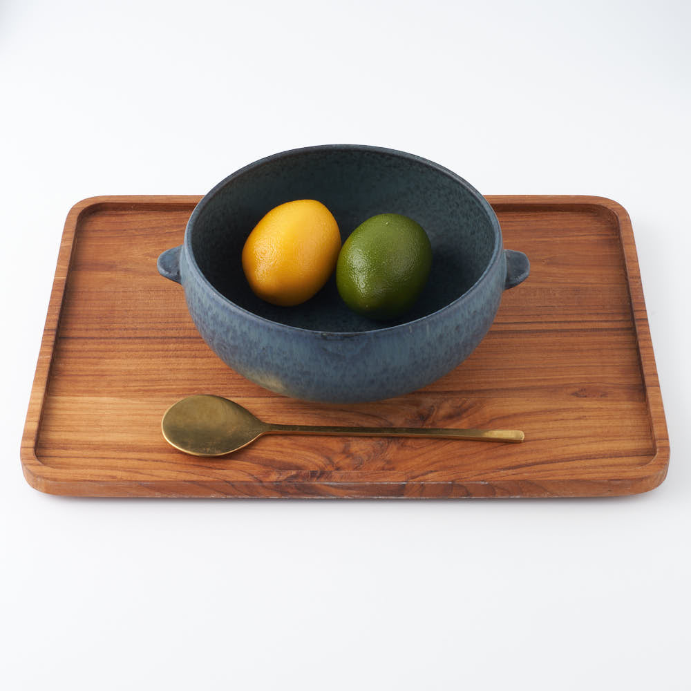 美濃焼 伸光窯 CORON Mom オーブンボウル 灰ネイビー ¥5,280 大人の焼き物