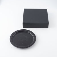 美濃焼 伸光窯 CORON Mom オーブンボウル用フタ皿 黒マット 美濃焼 伸光窯 美濃焼