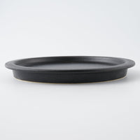 美濃焼 伸光窯 CORON Mom オーブンボウル用フタ皿 黒マット 美濃焼 伸光窯 美濃焼