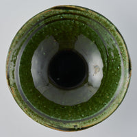 作家 山本一仁 織部釉 5.5寸鉢 作家 山本一仁 陶磁器作家もの