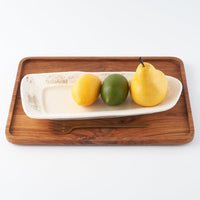 hapun pottery 変形プレート オフホワイト hapun pottery 陶磁器作家もの