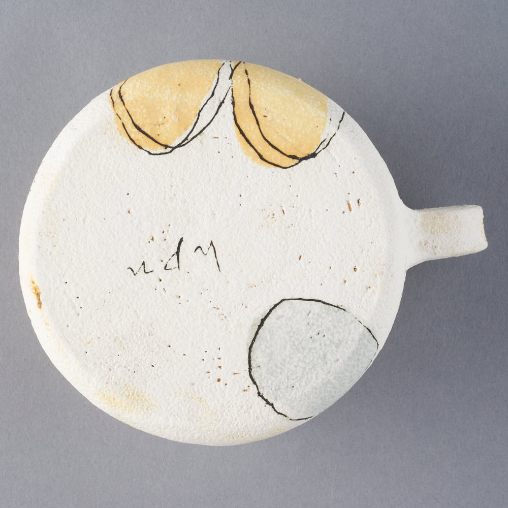 hapun pottery カップ フラワー 黄 hapun pottery 陶磁器作家もの