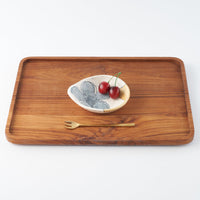 hapun pottery 小鉢 フラワー 青 hapun pottery 陶磁器作家もの