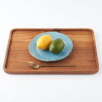 作家 久保雅裕 イッチン フラワー リム皿 M ライトブルー 作家 久保雅裕 陶磁器作家もの