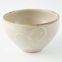 作家 久保雅裕 イッチン フラワー フリーボール アイボリー 作家 久保雅裕 陶磁器作家もの