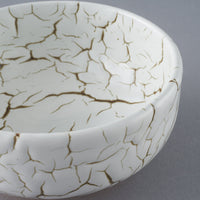 日ノ出窯 龍爪梅花皮 鉢 白 (12cm) 日ノ出窯 陶磁器作家もの