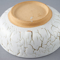 日ノ出窯 龍爪梅花皮 鉢 白 (12cm) 日ノ出窯 陶磁器作家もの