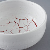 日ノ出窯 龍爪梅花皮 鉢 赤 (12cm) 日ノ出窯 陶磁器作家もの