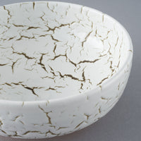 日ノ出窯 龍爪梅花皮 鉢 白 (17cm) 日ノ出窯 陶磁器作家もの