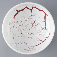 日ノ出窯 龍爪梅花皮 鉢 赤 (17cm) 日ノ出窯 陶磁器作家もの