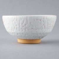 日ノ出窯 龍爪梅花皮 ちょっと茶碗 赤 (11cm) 日ノ出窯 陶磁器作家もの