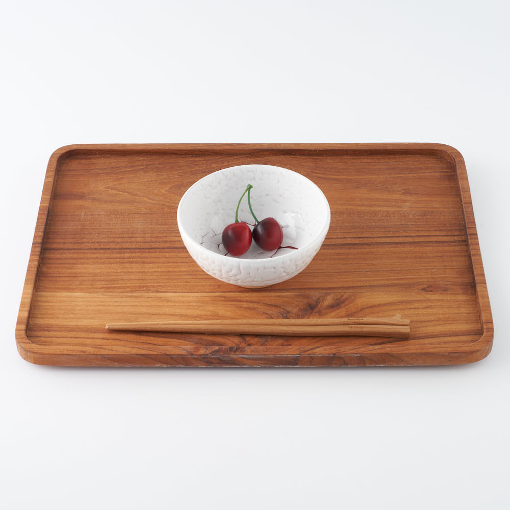 日ノ出窯 龍爪梅花皮 ちょっと茶碗 赤 (11cm) ¥3,850 大人の焼き物