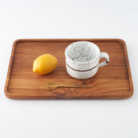 日ノ出窯 龍爪梅花皮 カップ大 白 線(8cm) 日ノ出窯 陶磁器作家もの