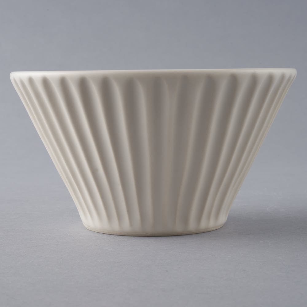 作家 中村智子 しのぎ鉢 白 作家 中村智子 陶磁器作家もの