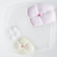 ガラス作家 佐々木翔子 角中皿 ライトピンク×ライトイエロー ガラス作家 佐々木翔子 ガラスもの