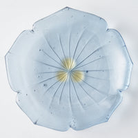 ガラス作家 佐々木翔子 花形豆皿 ライトグレー ガラス作家 佐々木翔子 ガラスもの