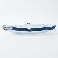 ガラス作家 佐々木翔子 花形豆皿 ライトグレー ガラス作家 佐々木翔子 ガラスもの