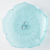 ガラス作家 佐々木翔子 花形小皿 ライトブルー ガラス作家 佐々木翔子 ガラスもの