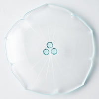 ガラス作家 佐々木翔子 花形小皿 クリア ガラス作家 佐々木翔子 ガラスもの