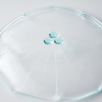 ガラス作家 佐々木翔子 花形小皿 クリア ガラス作家 佐々木翔子 ガラスもの