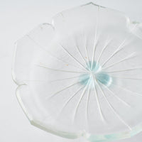 ガラス作家 佐々木翔子 花形豆皿 クリア ガラス作家 佐々木翔子 ガラスもの