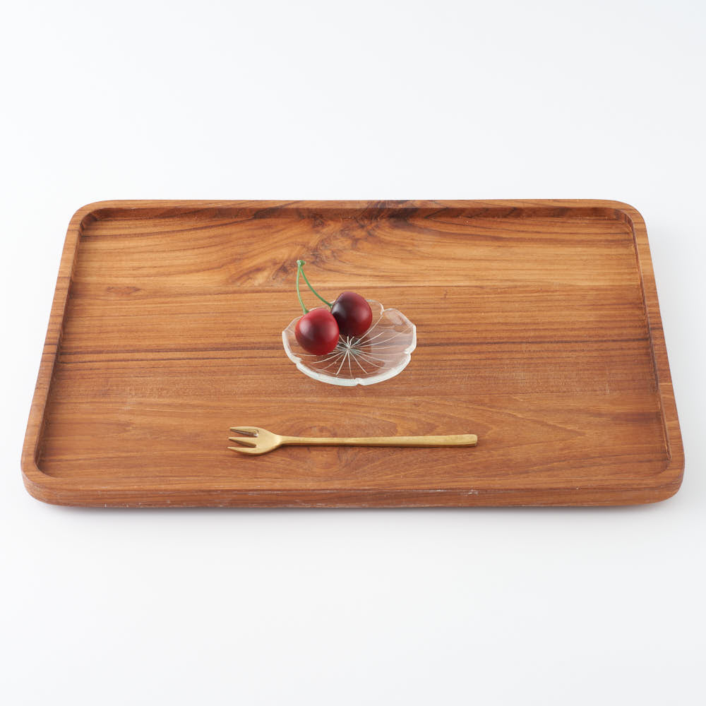 ガラス作家 佐々木翔子 花形豆皿 クリア ガラス作家 佐々木翔子 ガラスもの