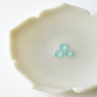 ガラス作家 佐々木翔子 花形小皿 マットグレー ガラス作家 佐々木翔子 ガラスもの