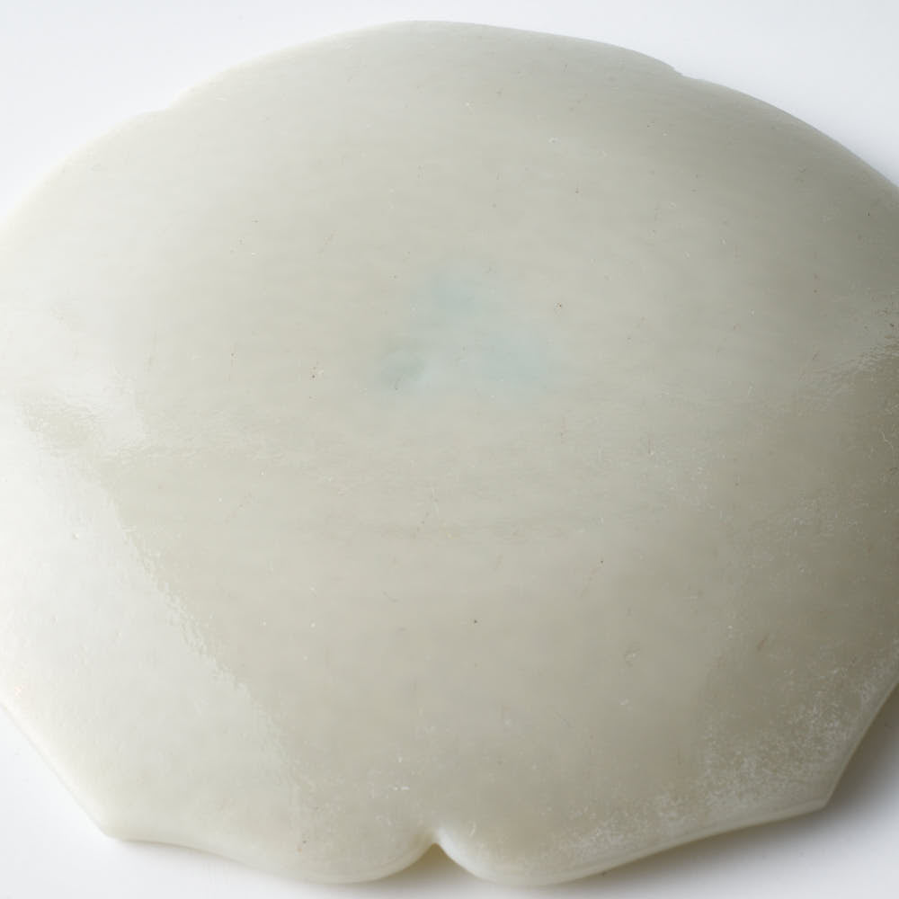 ガラス作家 佐々木翔子 花形小皿 マットグレー ガラス作家 佐々木翔子 ガラスもの