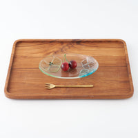 ガラス作家 佐々木翔子 オーバル ライトグリーン×ライトブルー×ライトグレー ガラス作家 佐々木翔子 ガラスもの