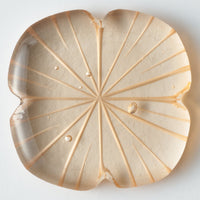 ガラス作家 佐々木翔子 花切子箸置き ライトオレンジ ガラス作家 佐々木翔子 ガラスもの