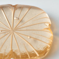 ガラス作家 佐々木翔子 花切子箸置き ライトオレンジ ガラス作家 佐々木翔子 ガラスもの