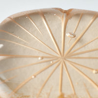 ガラス作家 佐々木翔子 花切子箸置き ライトオレンジ ガラス作家 佐々木翔子 ガラスもの