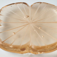 ガラス作家 佐々木翔子 花切子箸置き ライトオレンジ ガラス作家 佐々木翔子 ガラスもの