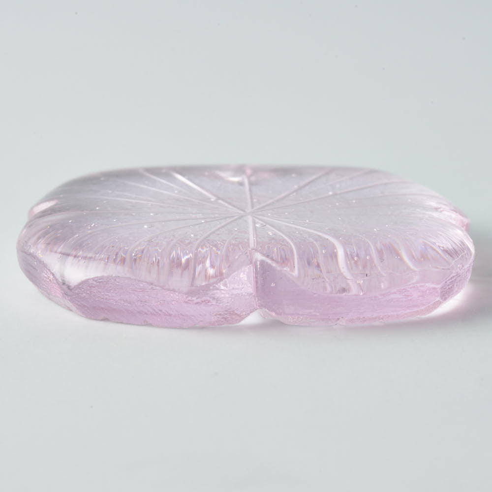 ガラス作家 佐々木翔子 花切子箸置き ライトピンク ガラス作家 佐々木翔子 ガラスもの