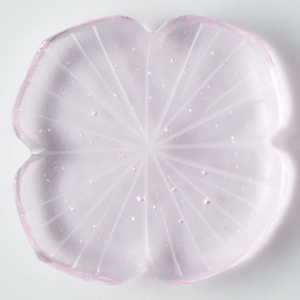 ガラス作家 佐々木翔子 花切子箸置き ライトピンク ガラス作家 佐々木翔子 ガラスもの