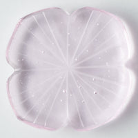 ガラス作家 佐々木翔子 花切子箸置き ライトピンク ガラス作家 佐々木翔子 ガラスもの