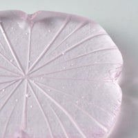 ガラス作家 佐々木翔子 花切子箸置き ライトピンク ガラス作家 佐々木翔子 ガラスもの