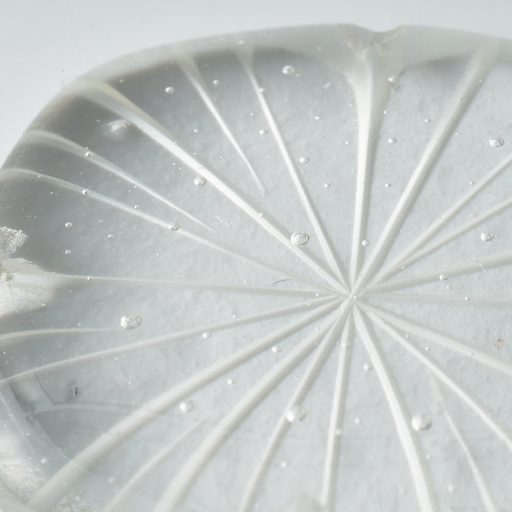 ガラス作家 佐々木翔子 花切子箸置き クリア ガラス作家 佐々木翔子 ガラスもの