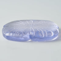 ガラス作家 佐々木翔子 花切子箸置き ライトパープル ガラス作家 佐々木翔子 ガラスもの