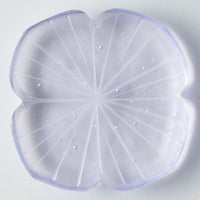 ガラス作家 佐々木翔子 花切子箸置き ライトパープル ガラス作家 佐々木翔子 ガラスもの