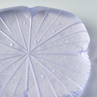 ガラス作家 佐々木翔子 花切子箸置き ライトパープル ガラス作家 佐々木翔子 ガラスもの