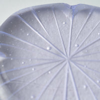 ガラス作家 佐々木翔子 花切子箸置き ライトパープル ガラス作家 佐々木翔子 ガラスもの