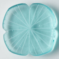 ガラス作家 佐々木翔子 花切子箸置き ライトブルー ガラス作家 佐々木翔子 ガラスもの