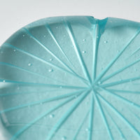 ガラス作家 佐々木翔子 花切子箸置き ライトブルー ガラス作家 佐々木翔子 ガラスもの