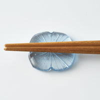 ガラス作家 佐々木翔子 花切子箸置き ライトグレー ガラス作家 佐々木翔子 ガラスもの