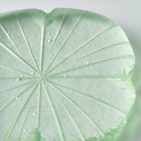 ガラス作家 佐々木翔子 花切子箸置き ライトグリーン ガラス作家 佐々木翔子 ガラスもの