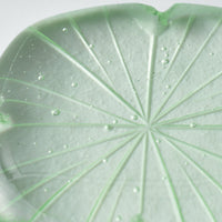 ガラス作家 佐々木翔子 花切子箸置き ライトグリーン ガラス作家 佐々木翔子 ガラスもの