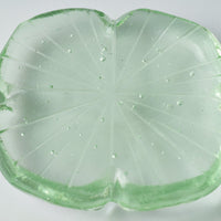 ガラス作家 佐々木翔子 花切子箸置き ライトグリーン ガラス作家 佐々木翔子 ガラスもの